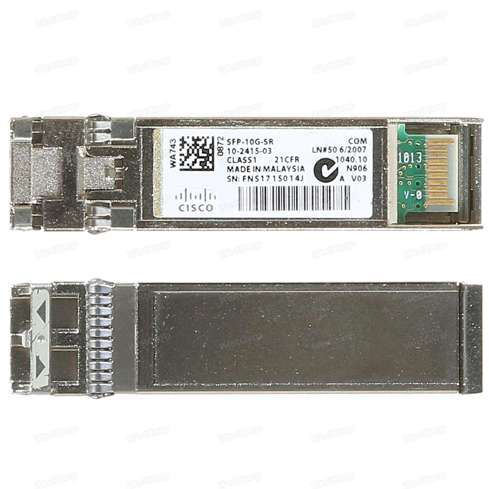 Cisco SFP-10G-SR (10GBASE-SR SFP+ Module) - фото 2