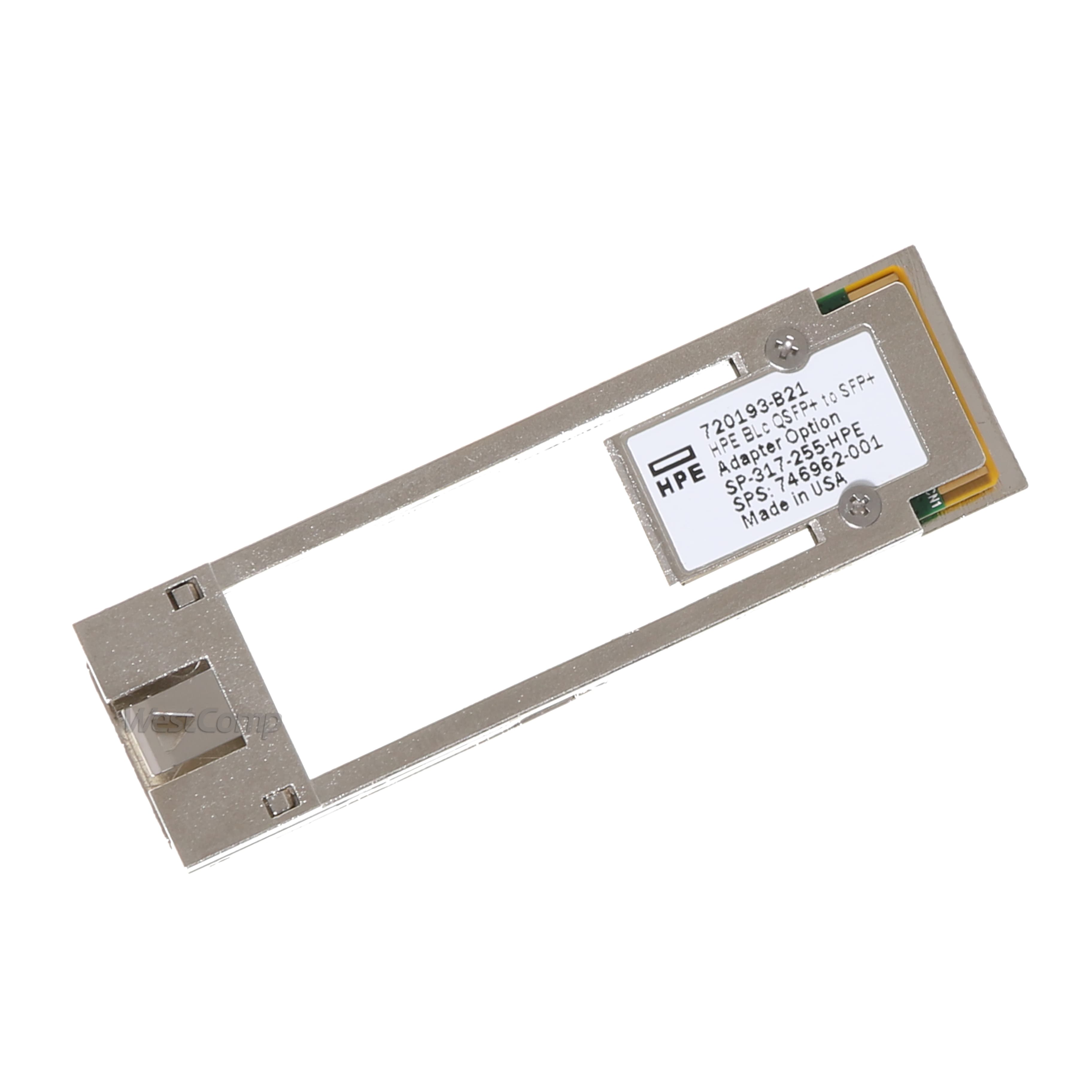 HPE BladeSystem c-Class QSFP+ to SFP+ Adapter (720193-B21)