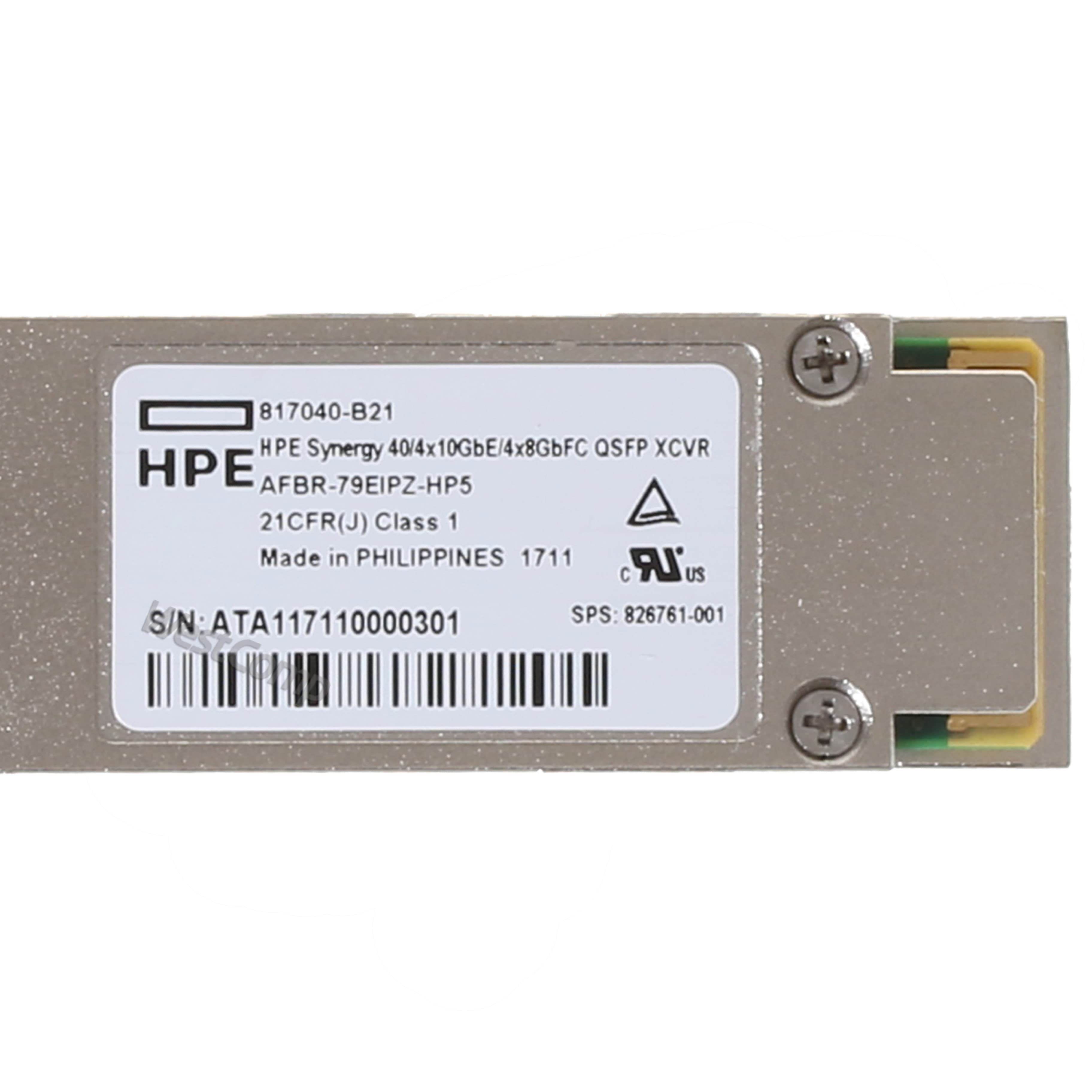 HPE Synergy 40GbE / 4x10GbE / 4x8Gb FC QSFP+ Transceiver (817040-B21) - фото 2