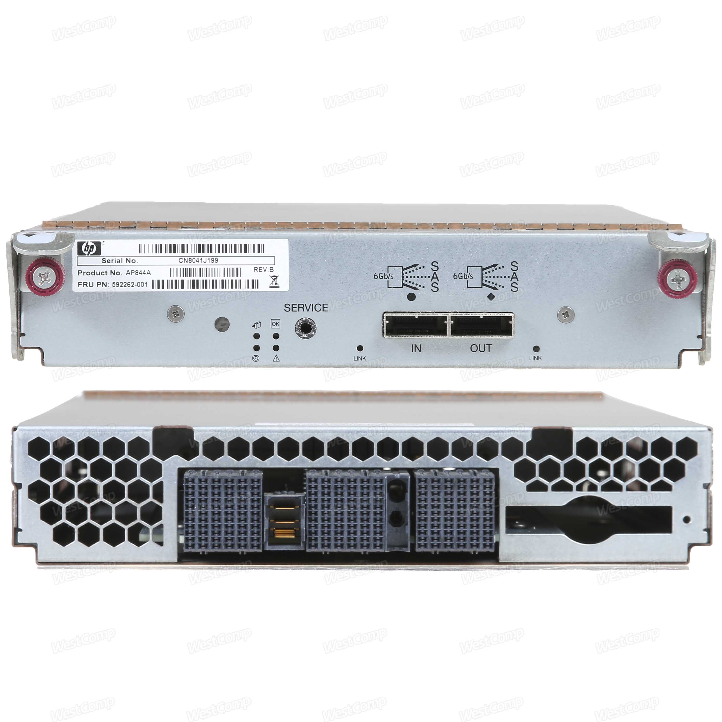 HP StorageWorks P2000 Large Form Factor (LFF) Drive Enclosure I / O Module (AP844A) - фото 2