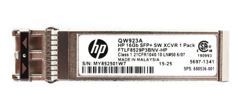 HPE 16Gb SFP+ Short Wave Transceiver XCVR 16GB (QW923A)