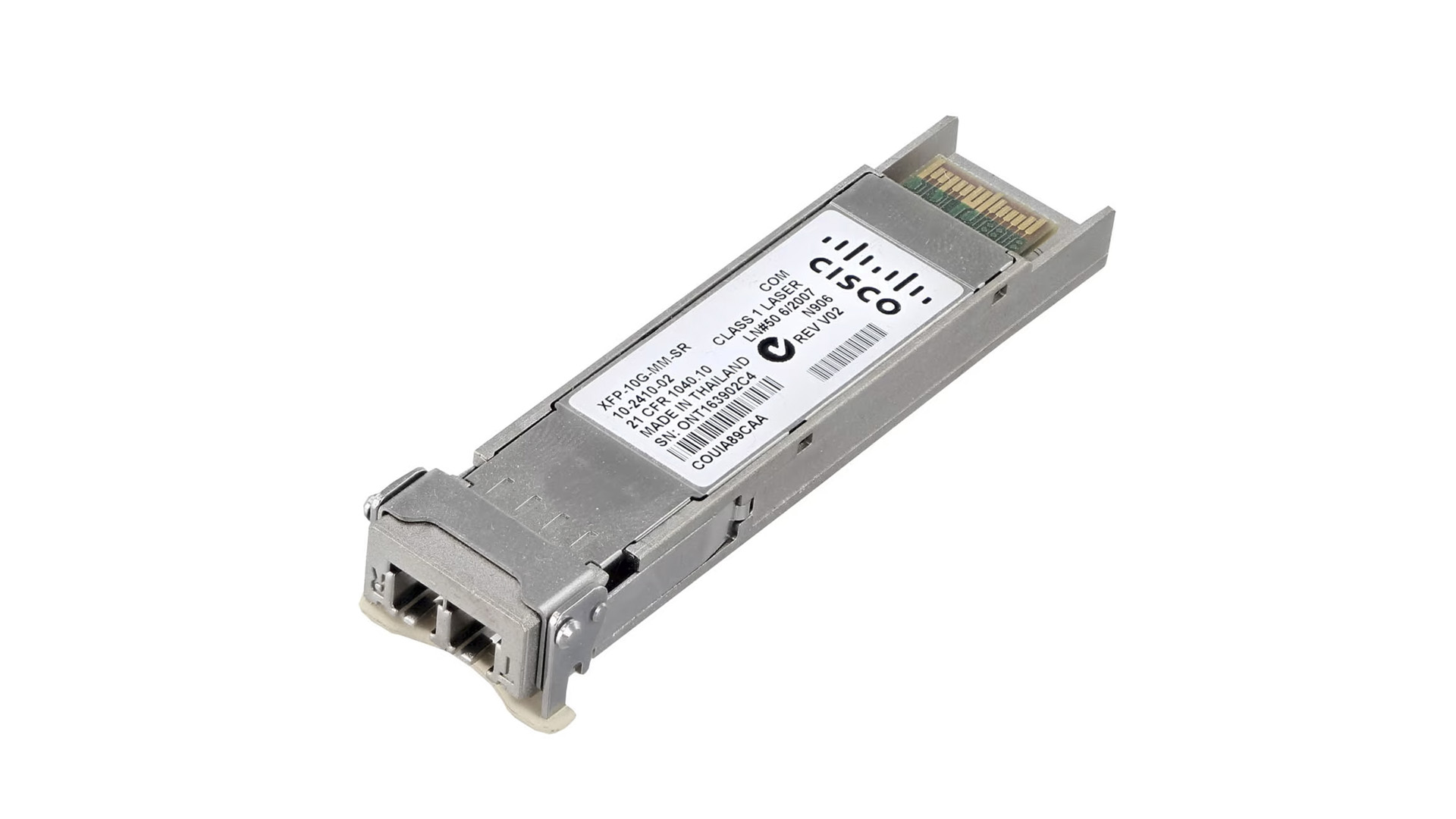 Cisco XFP-10G-MM-SR 10Gbps XFP Fiber Transceiver Module (0-2410-02)
