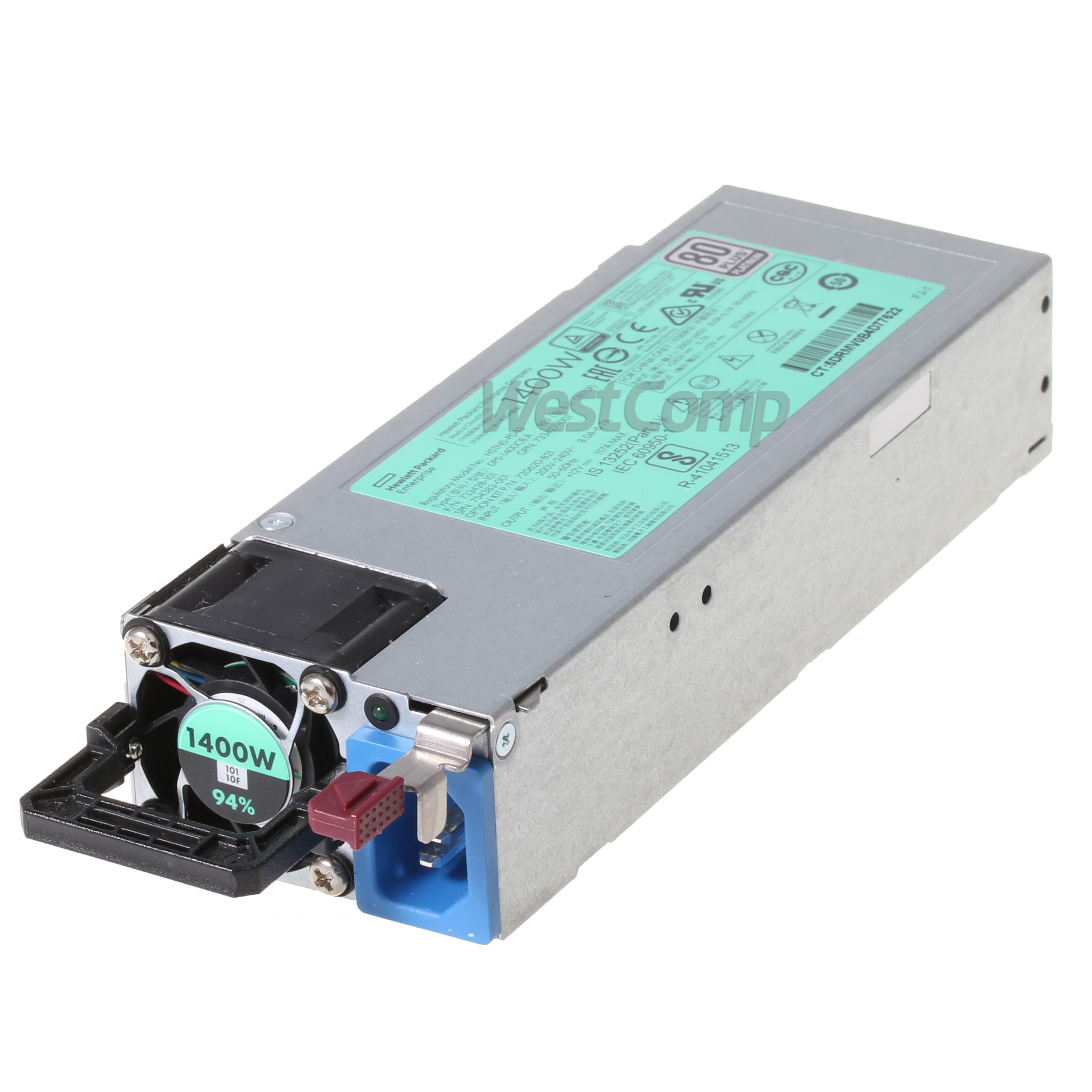 HPE 1400W Flex Slot Platinum Plus Hot Plug Power Supply Kit (733428-001)