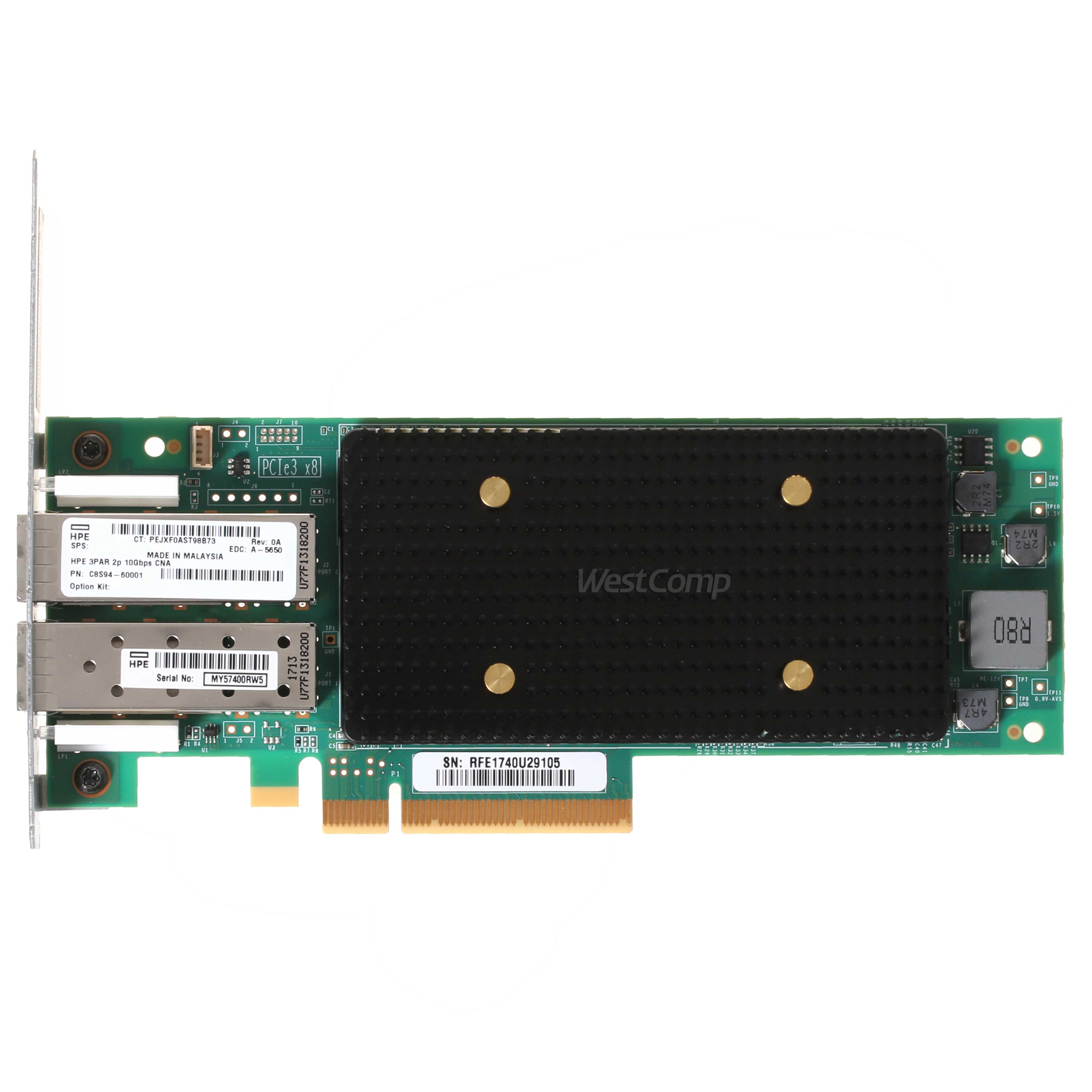HPE 3PAR StoreServ 8000 2-port 10Gb iSCSI / FCoE Adapter (H6Z10A) - фото 2
