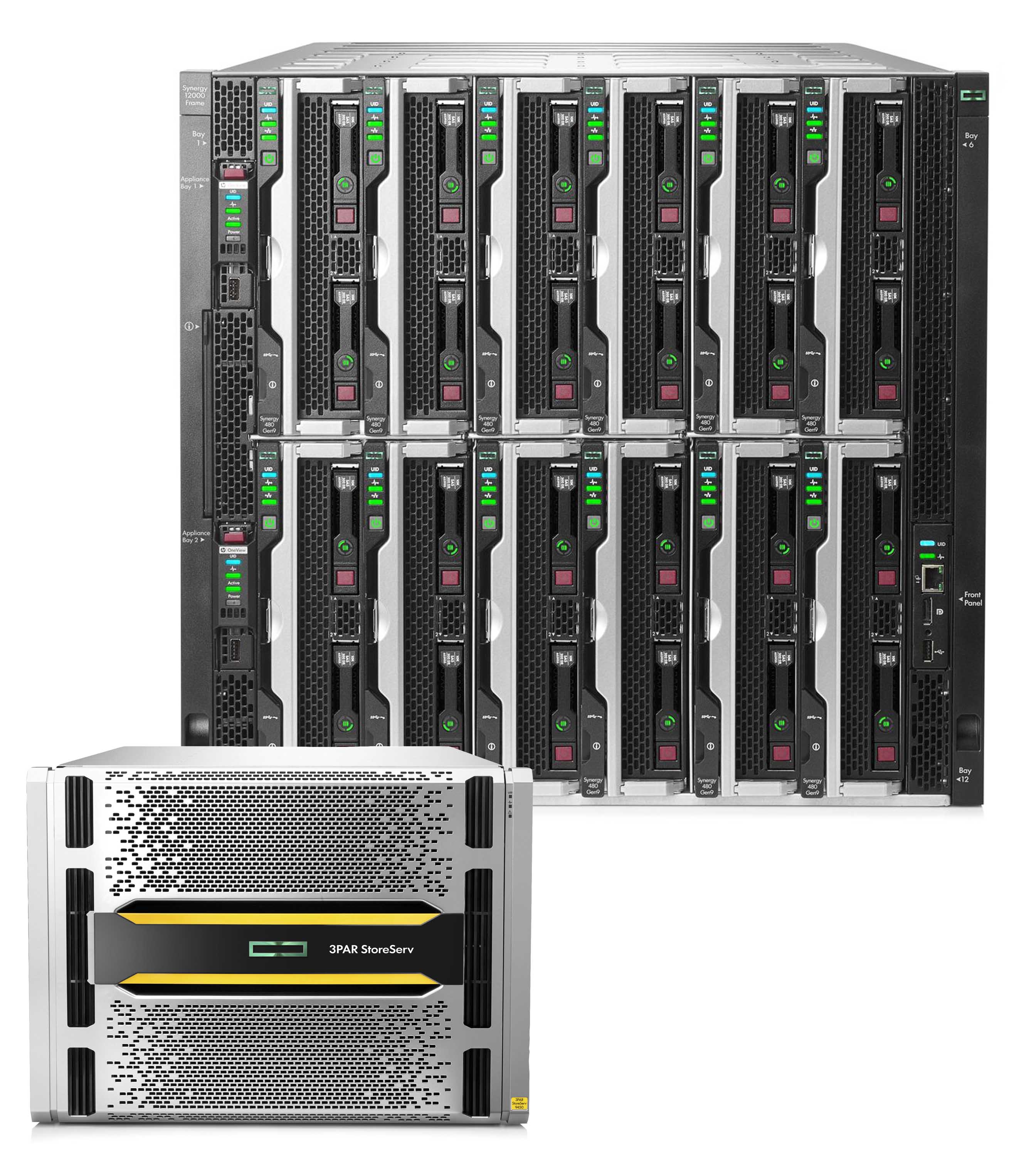 Synegy-Cloud-5XL (HPE Synergy 12000 Frame+12xHPE Synergy 480 Gen10 NVME+3PAR 9450 4n 32x15.36TbSSD)