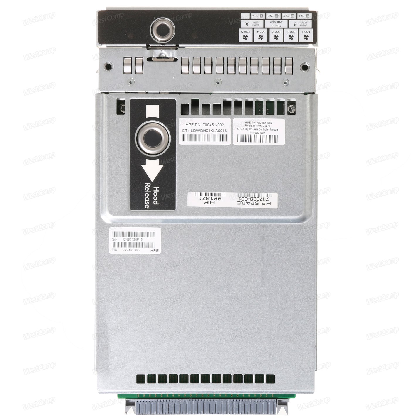 HPE Moonshot 1500 Chassis Management 1.0 Module (747028-001) - фото 2