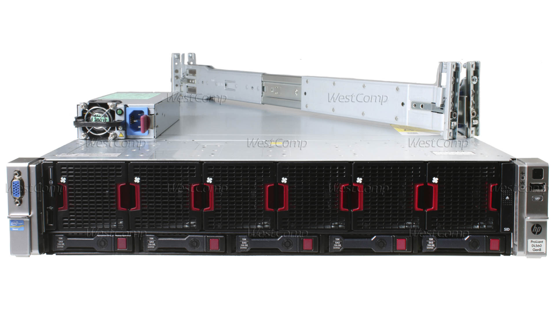 HPE Proliant DL560 Gen8 5SFF 4xE5-4620v2 8-core / 512Gb (16х32Gb) DDR3-1866 / P420 / 2GB / 366FLR / 2x1200W - фото 2