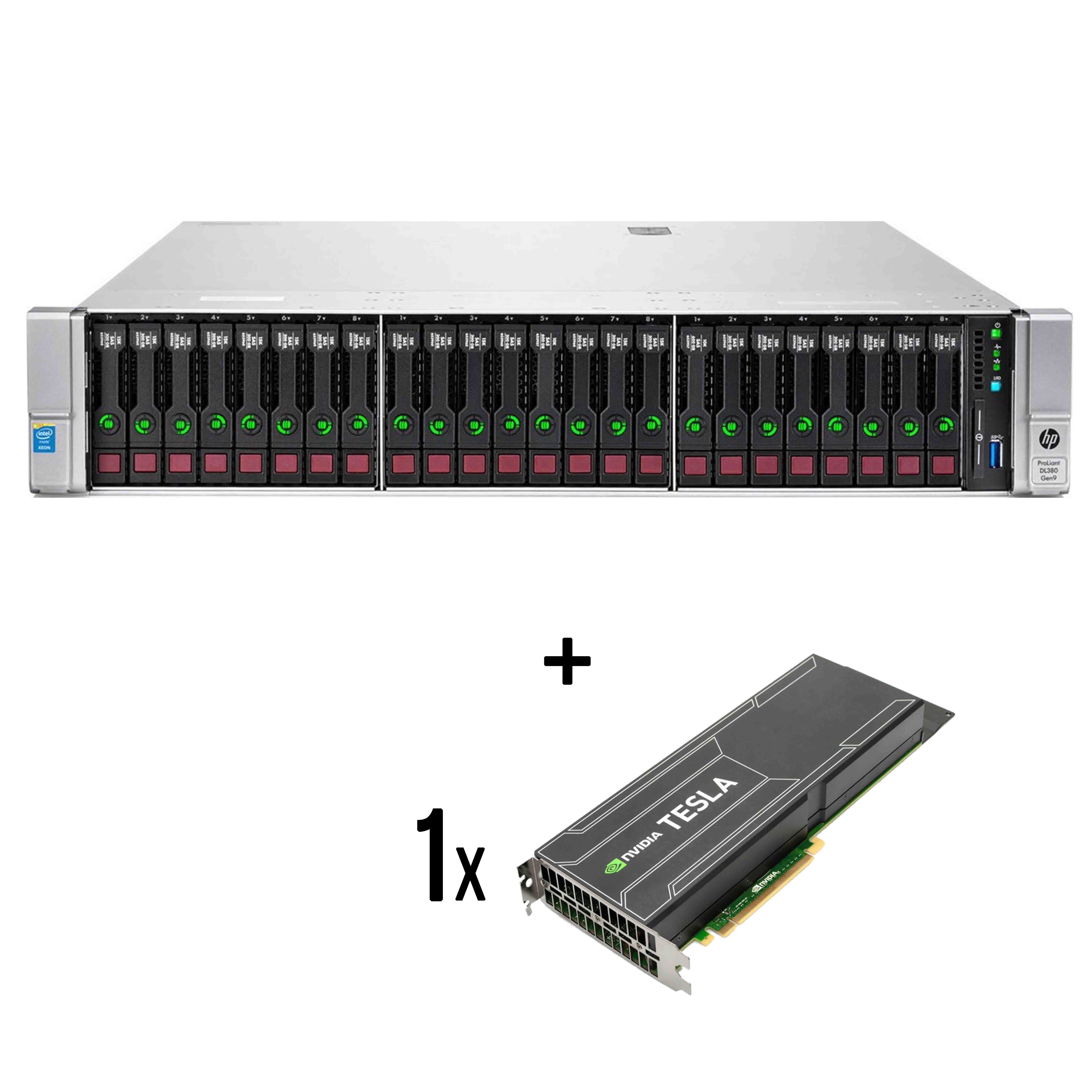 Midrange 1 – HPE DL380 Gen9 24xSFF 2xXeon E5-2699v4 / 512Gb / P440 / 331i / NVIDIA K20X 6GB / 2x1400W / 3x3.84TB