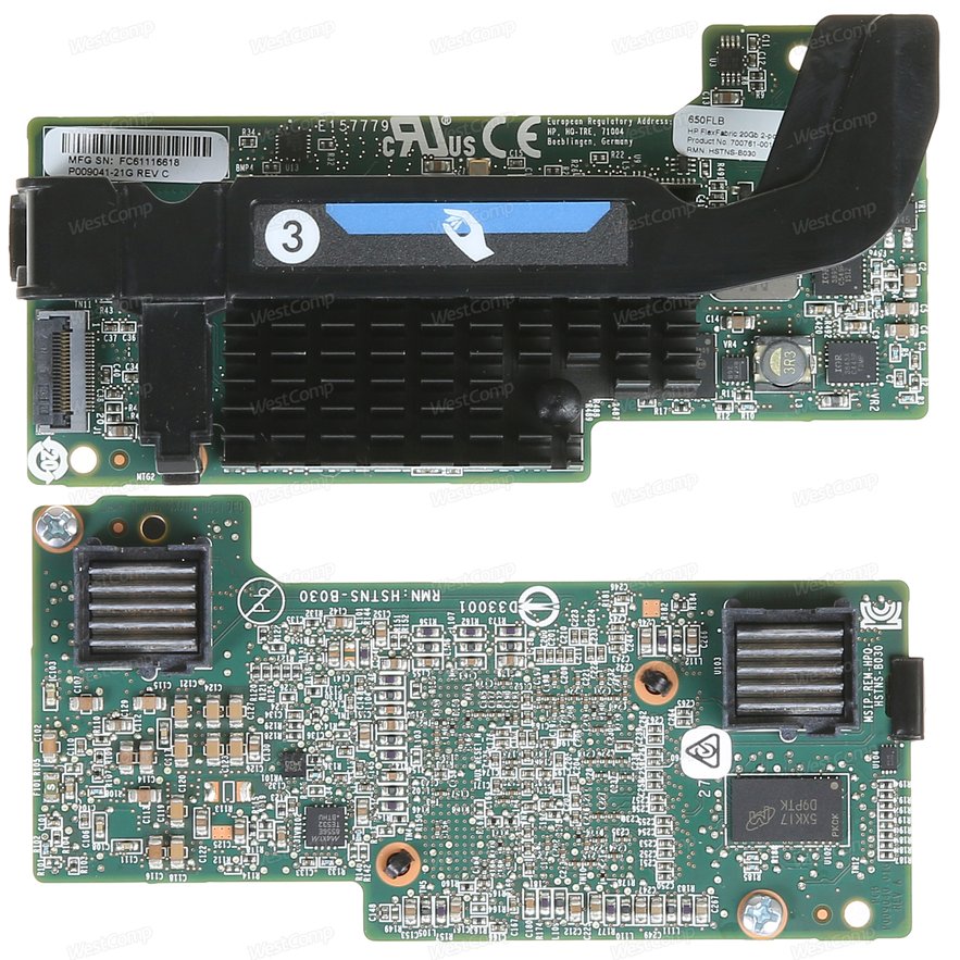 HPE FlexFabric 20Gb 2-port 650FLB Adapter (700763-B21) - фото 2