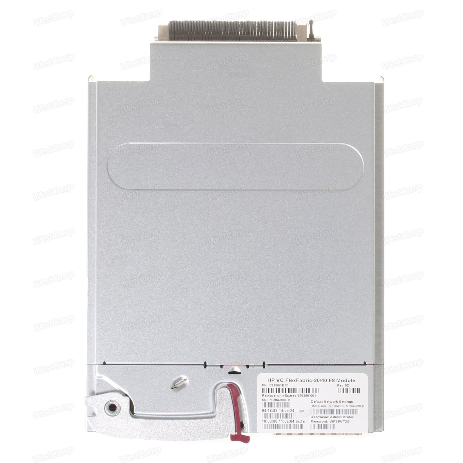 HPE Virtual Connect FlexFabric-20 / 40 F8 Module for c-Class BladeSystem (691367-B21) - фото 2