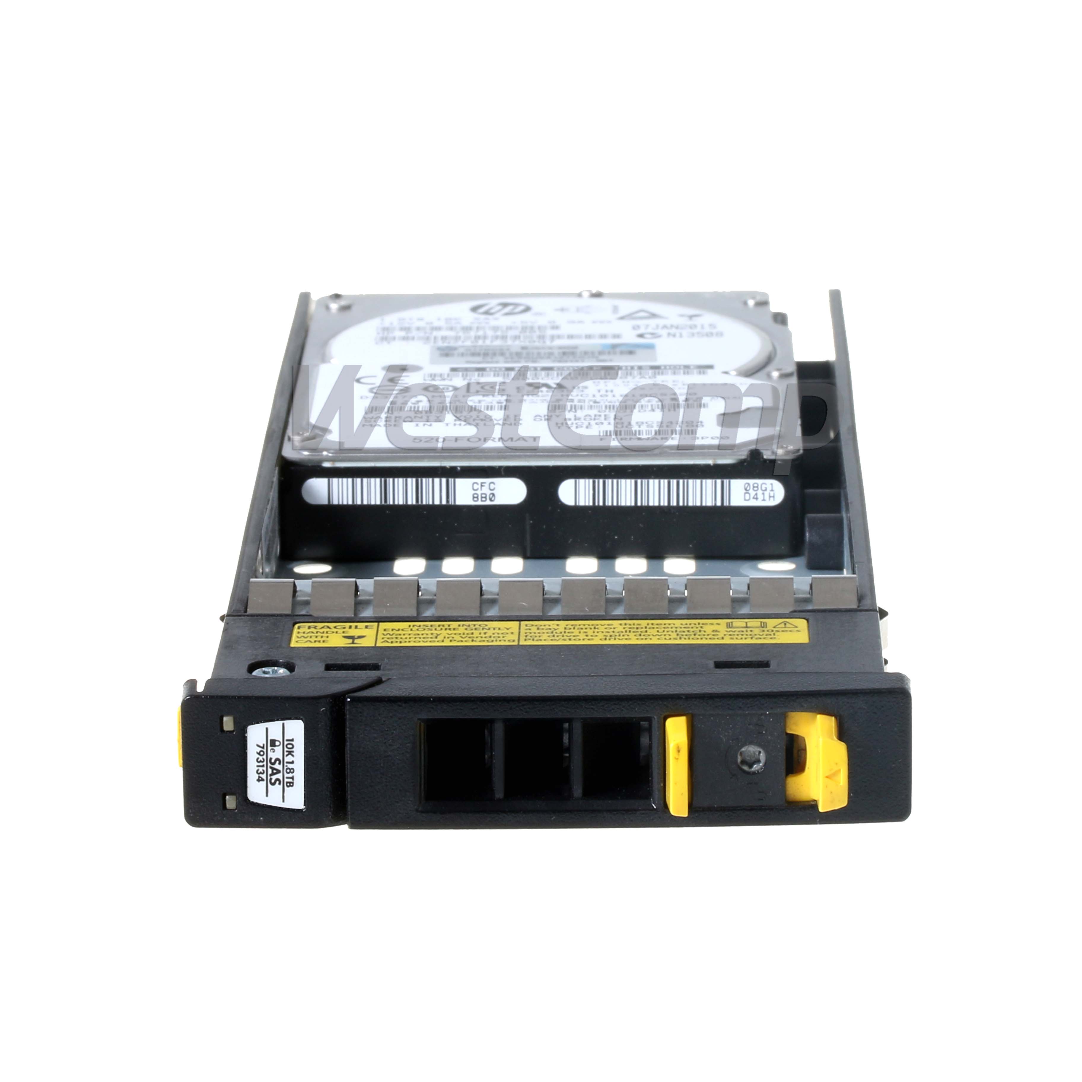 HPE 3PAR StoreServ M6710 1.8TB 6G SAS 10K SFF (2.5in) Hard Drive (K0F26A) - фото 3