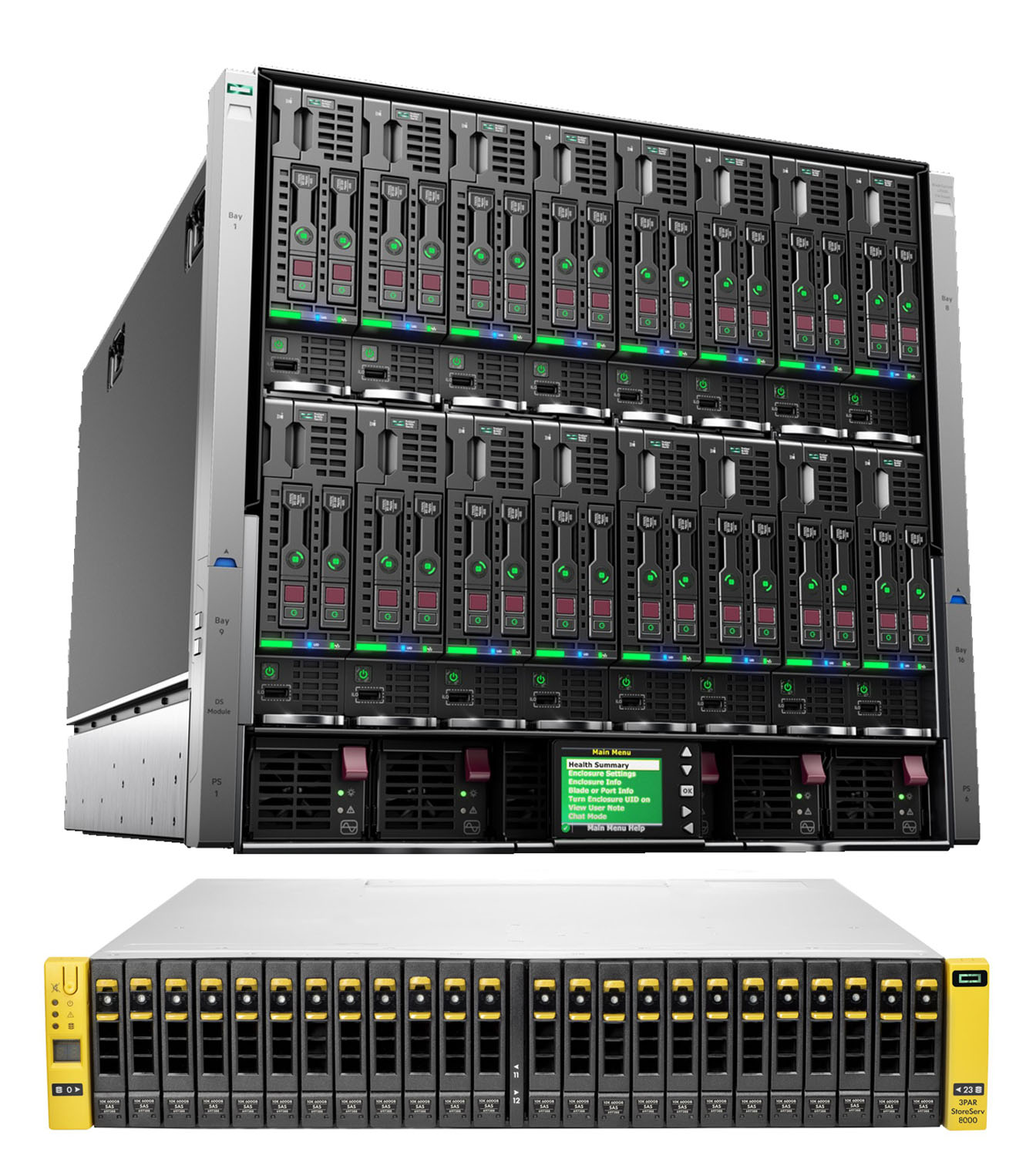 Blade-Cloud-M (C7000G3+12xBL460 Gen9+HPE 3PAR 8400 2n 16x3.84Tb SSD)