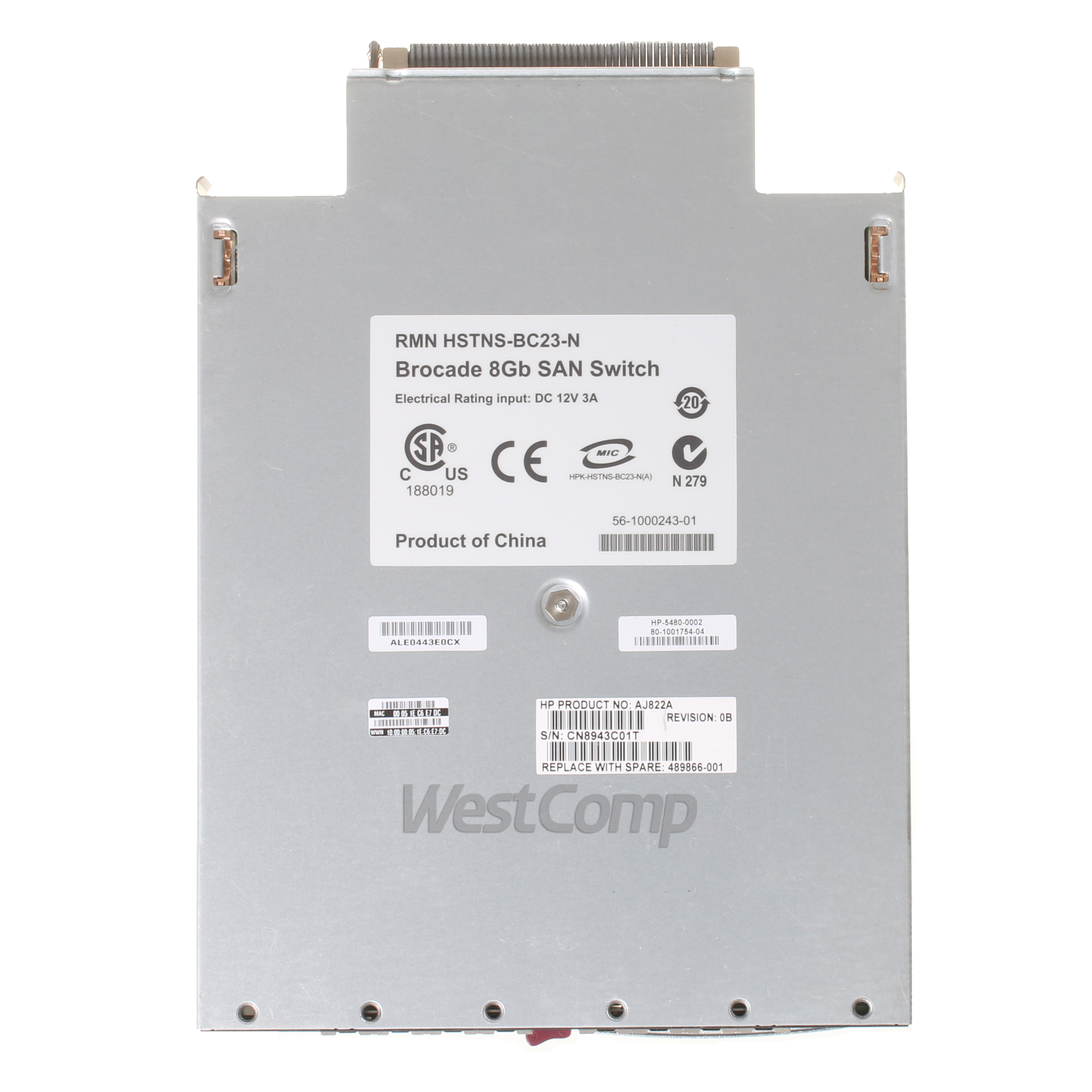 HP Brocade 8 / 24c SAN Switch Power Pack for HP BladeSystem c-Class, Full Fabric (AJ822A) - фото 2