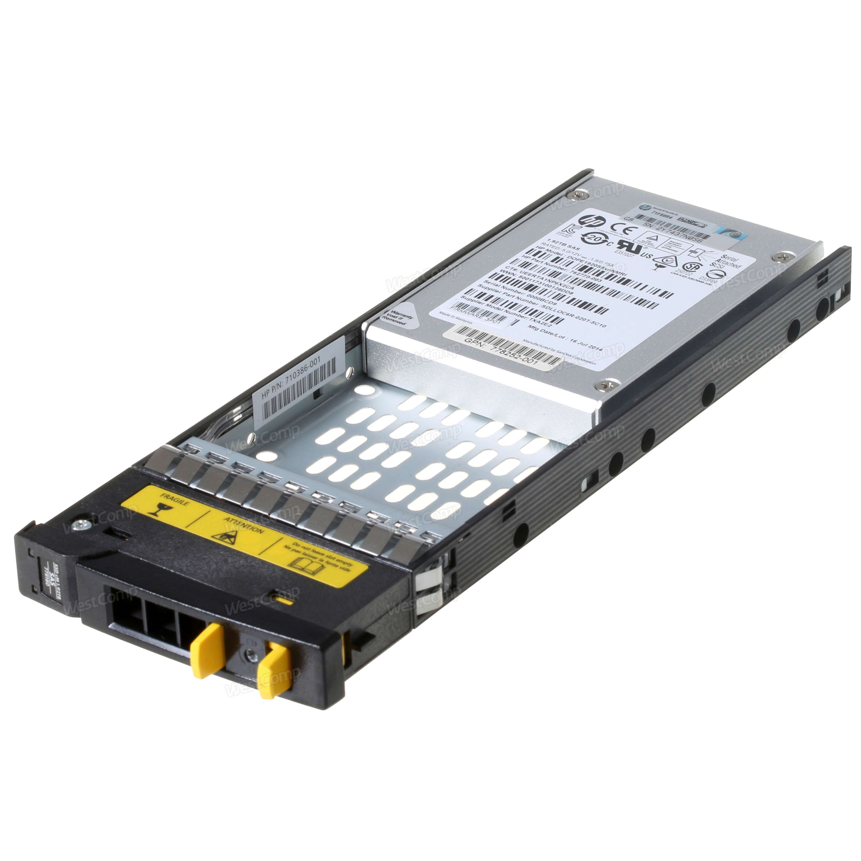 HPE 3PAR M6710 1.92TB SAS SFF (2.5in) SSD (E7Y57A)