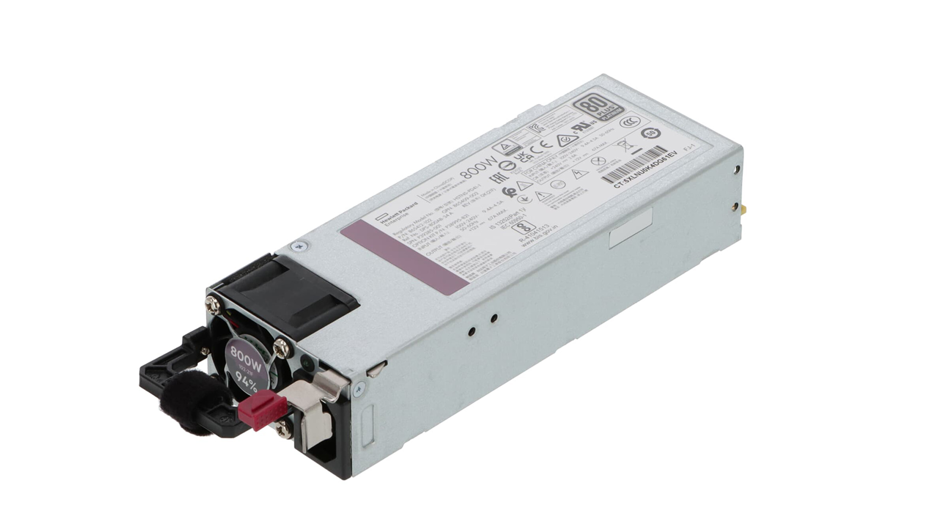 HPE 800W Flex Slot Platinum Hot Plug Low Halogen Power Supply Kit (P38995-B21)