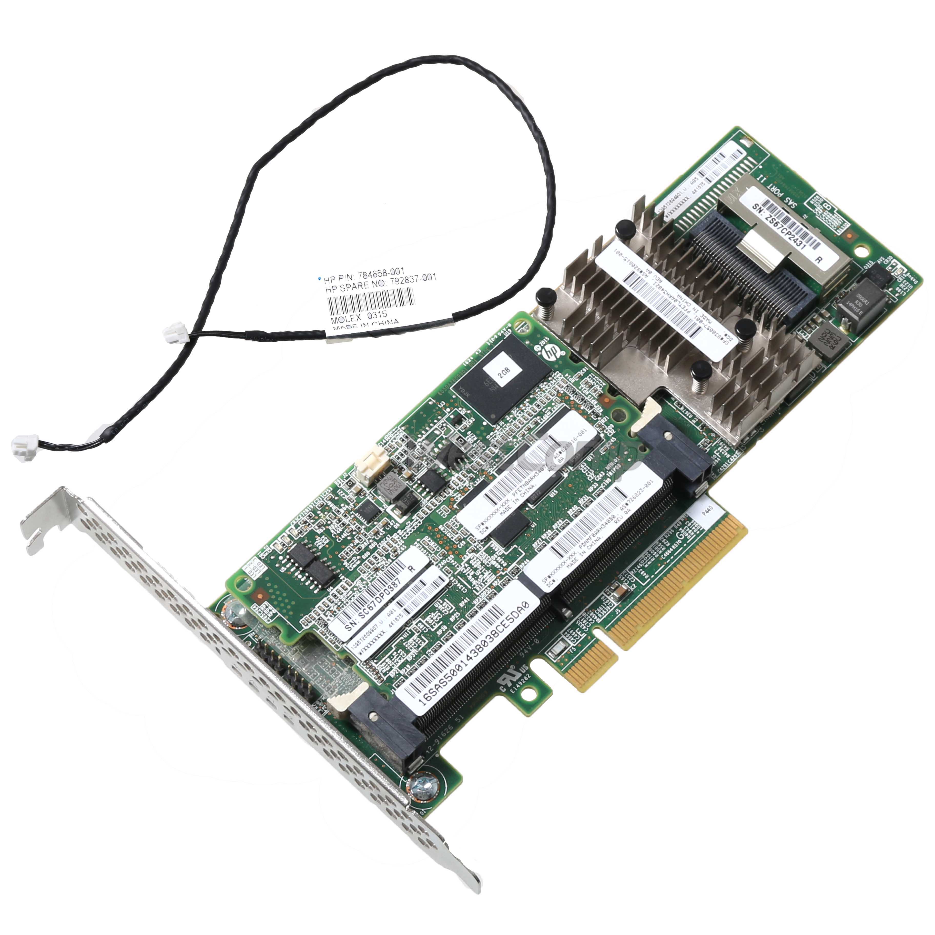 HPE Smart Array P440 / 2GB FBWC 12Gb 1-port Int SAS Controller (830057-001)
