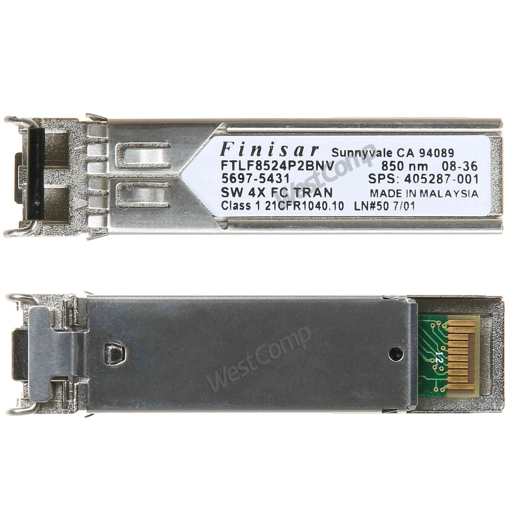 HPE 4GB Short Wave Single Pack SFP Transceiver (A7446B) - фото 2