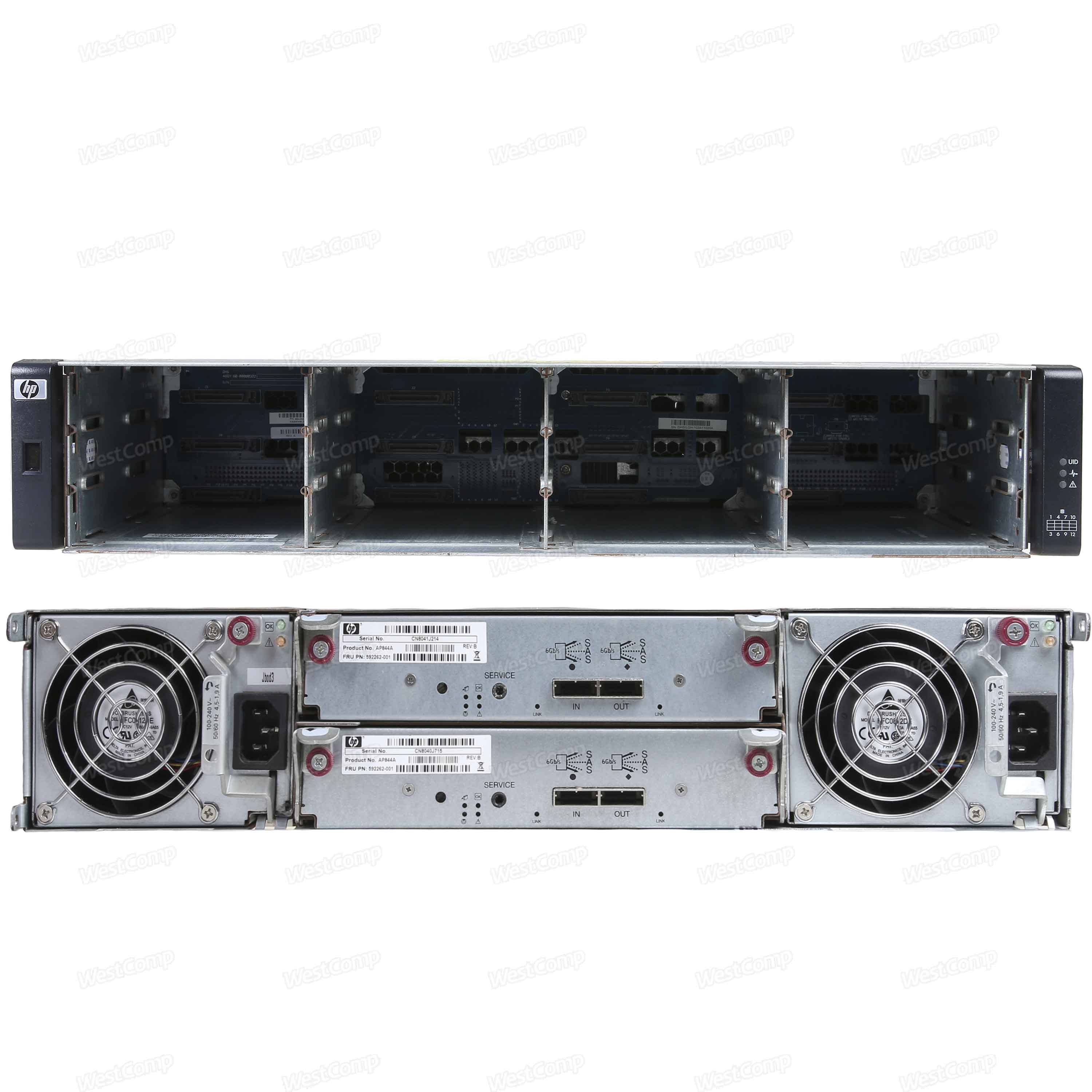 HPE P2000 Dual I / O LFF Drive Enclosure (AP843A) - фото 2