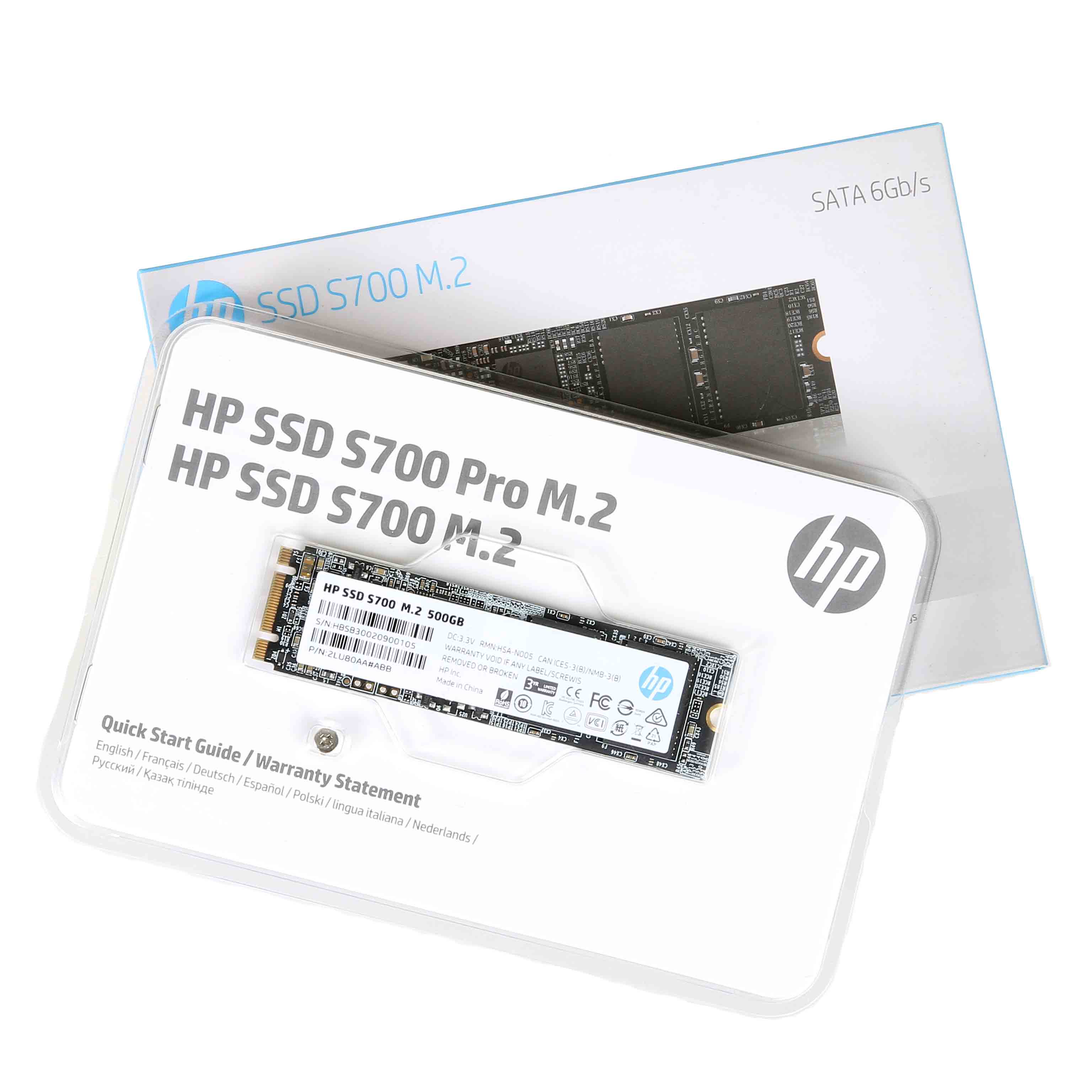HP 500GB S700 M.2 2280 SATA 6Gb / s (2LU80AA) - фото 3