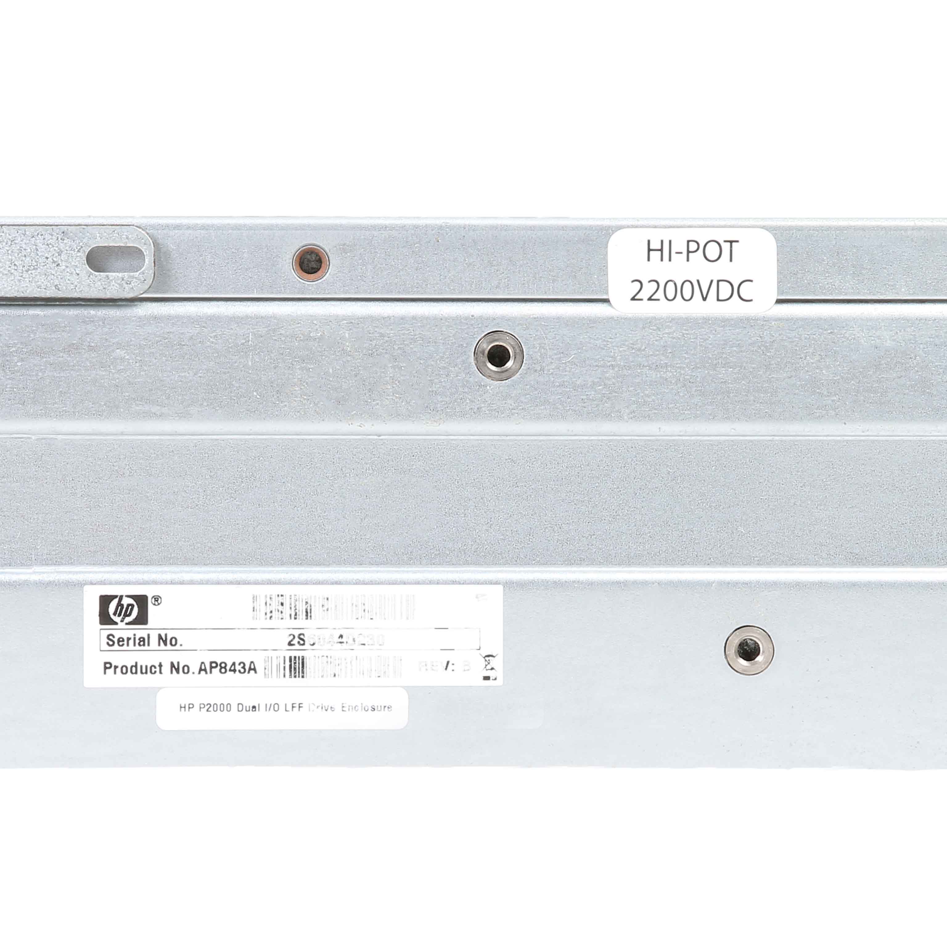 HPE P2000 Dual I / O LFF Drive Enclosure (AP843A) - фото 3