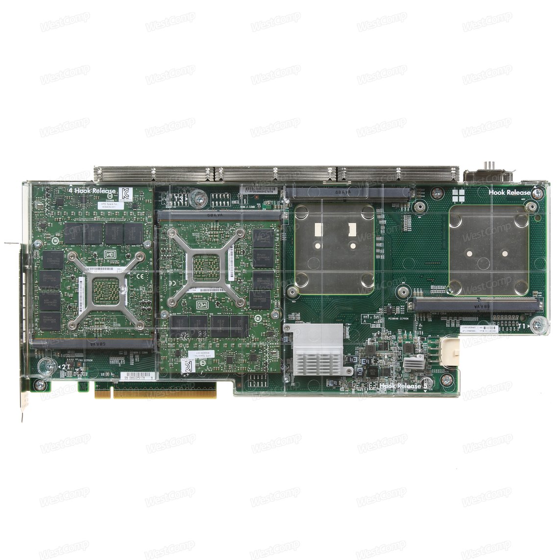 HPE MultiGPU Carrier with 2 NVIDIA Tesla M6 8Gb GPU FIO Adapter (805133-B21) - фото 2