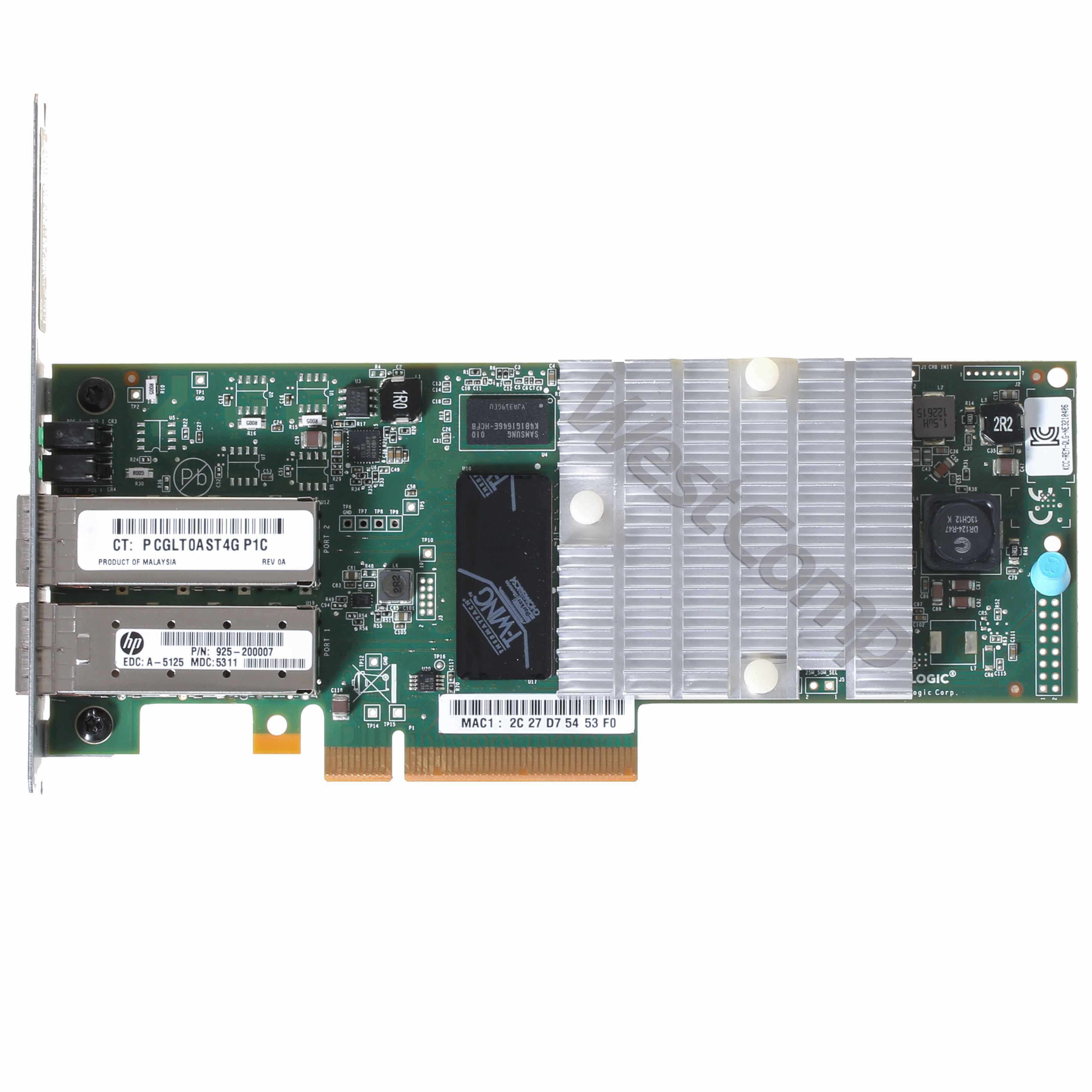 HPE 3PAR StoreServ 7000 2-port 10Gb / sec iSCSI / FCoE Adapter (QR487A) - фото 2