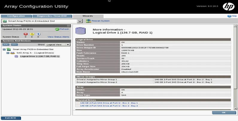 функция HP ILO SSD Wearing Gauge