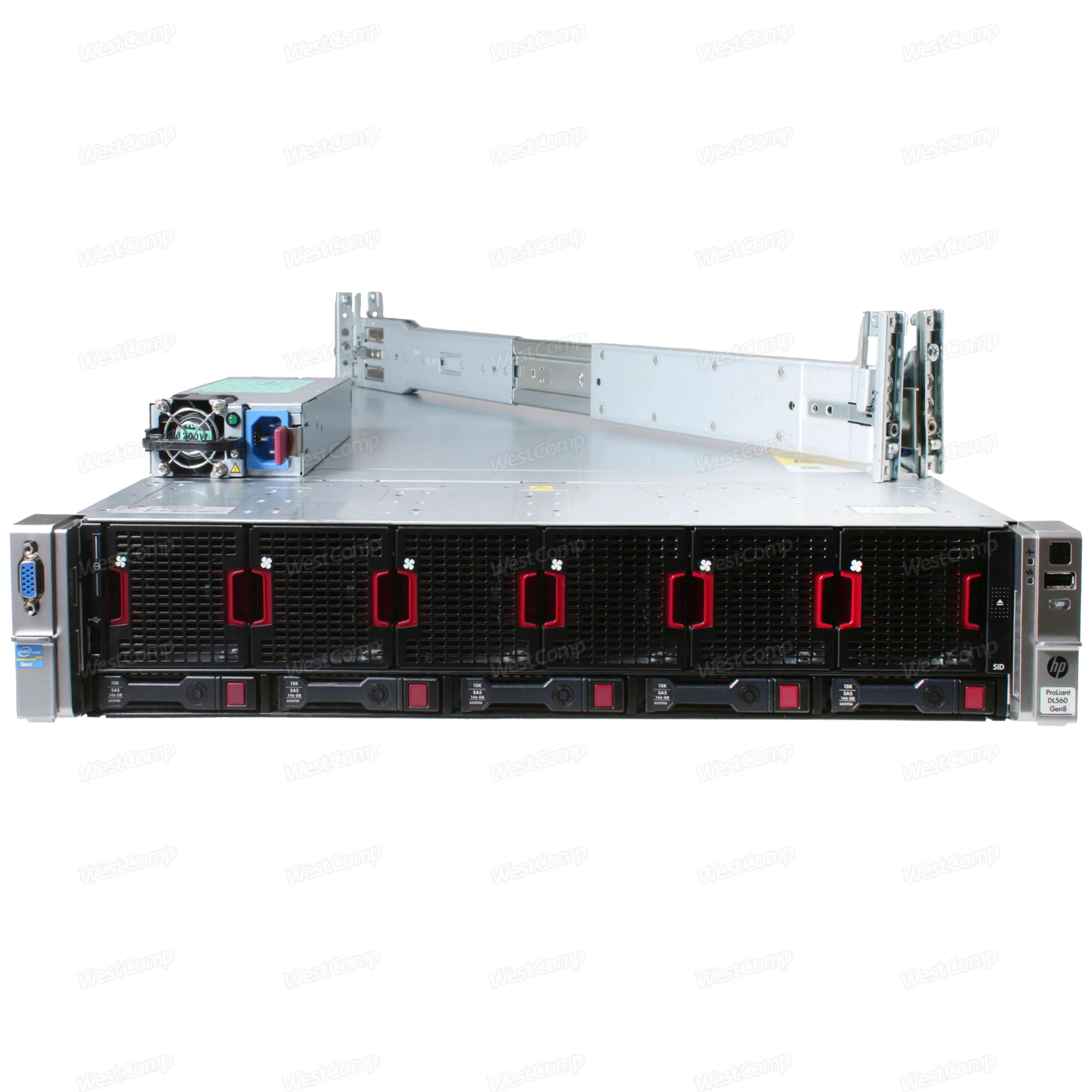 HP Proliant DL560 Gen8 5SFF 4xXeon E5-4610v2 8-core / 64Gb (4x16) DDR3-14900 / P420i2Gb / 366i / 1200W - фото 2