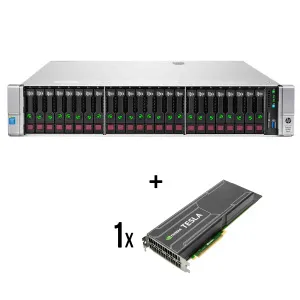 Midrange 1 – HPE DL380 Gen9 24xSFF 2xXeon E5-2699v4/512Gb/P440/331i/NVIDIA K20X 6GB/2x1400W/3x3.84TB - announce