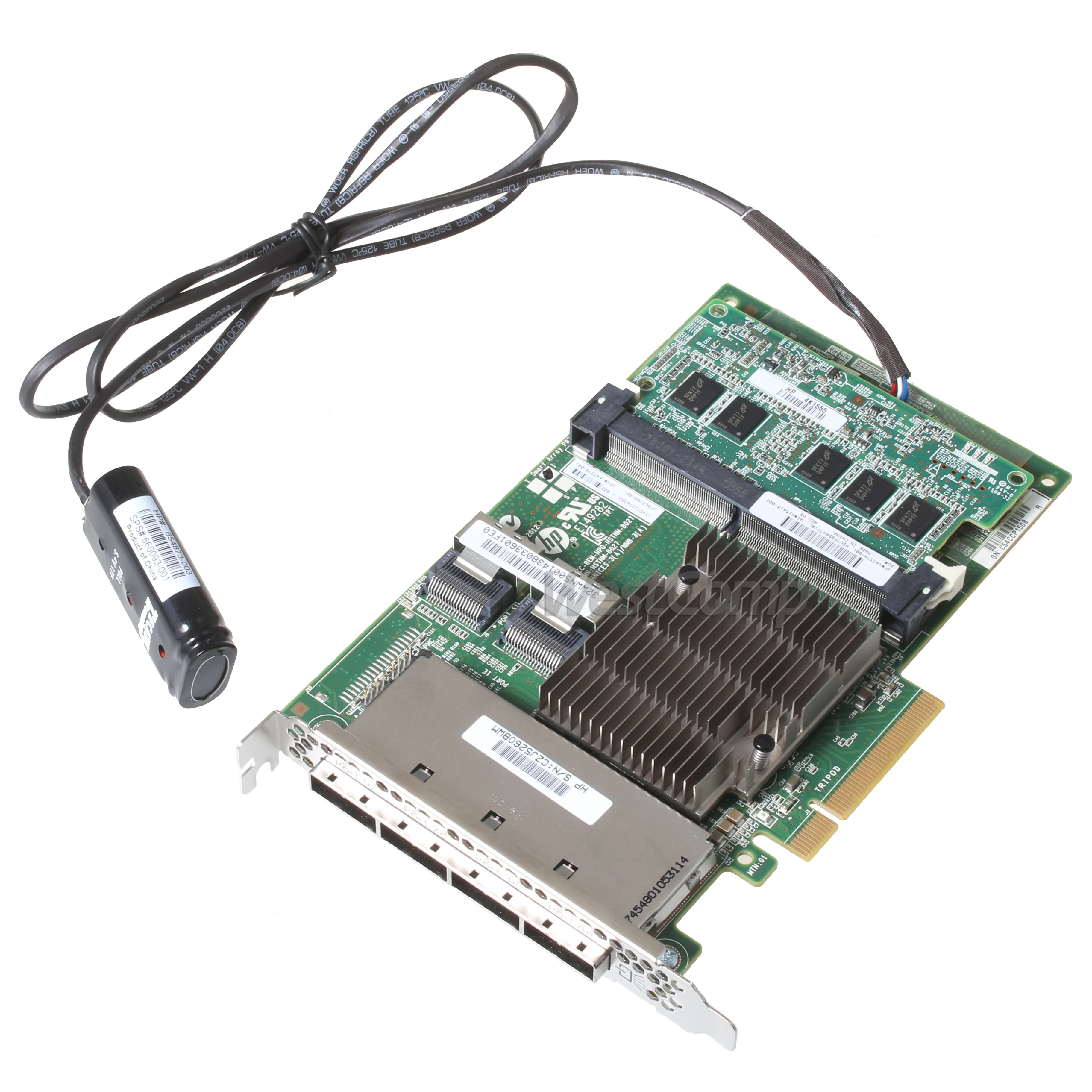 HP Smart Array P822 / 2GB FBWC 6Gb 2-ports-Int / 4-ports Ext SAS Controller (615418-B21)