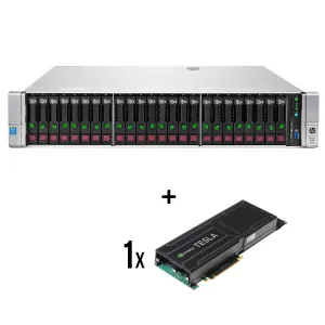 Midrange 2 – HPE DL380 Gen9 24xSFF 2xXeon E5-2699v4/512Gb/P440/331i/NVIDIA K40 12GB/2x1400W/3x3.84TB - announce