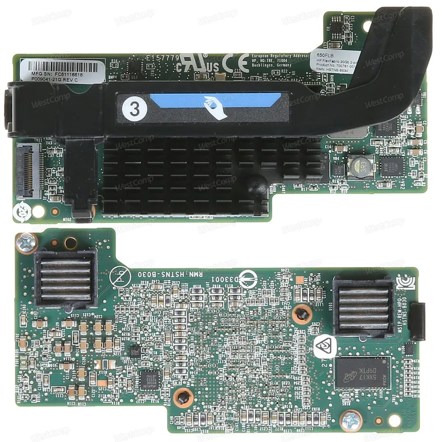 HPE FlexFabric 20Gb 2-port 650FLB Adapter (700763-B21) - фото 2