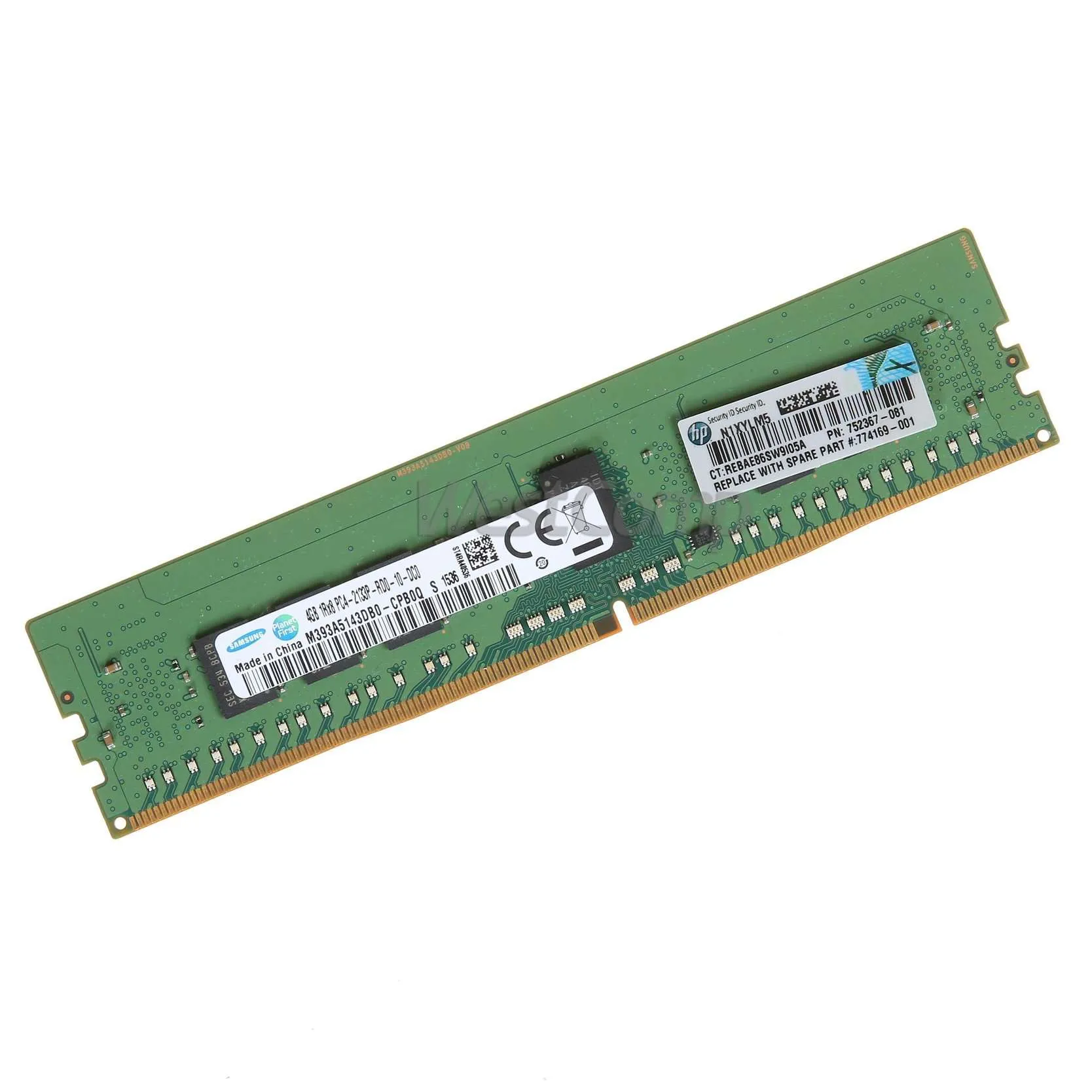 HP 4GB (1x4GB) Single Rank x8 DDR4-2133 CAS-15-15-15 Registered Memory Kit (752367-081)