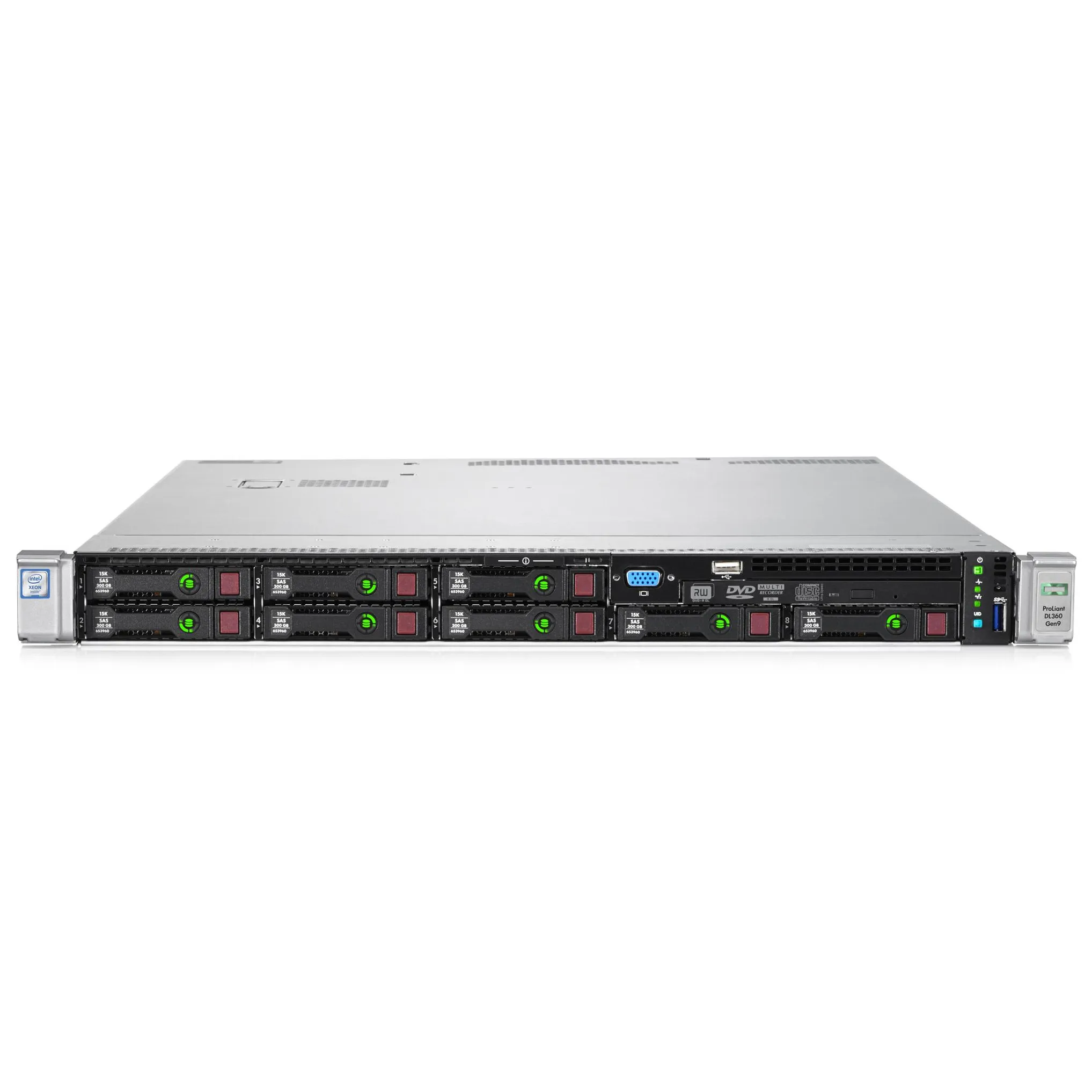 Сервер для 1С до 50 пользователей HPE DL360 Gen9 8SFF 2xXeon E5-2643v4 6-cor / 512GB / 800W / 5x1.92TB SSD